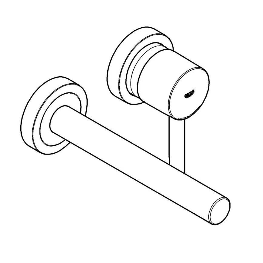 GROHE 19967A01 - ESSENCE Miscelatore lavabo 230 mm, grafite