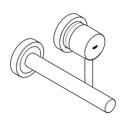 GROHE 19967GN1 - ESSENCE Miscelatore lavabo 230 mm, oro