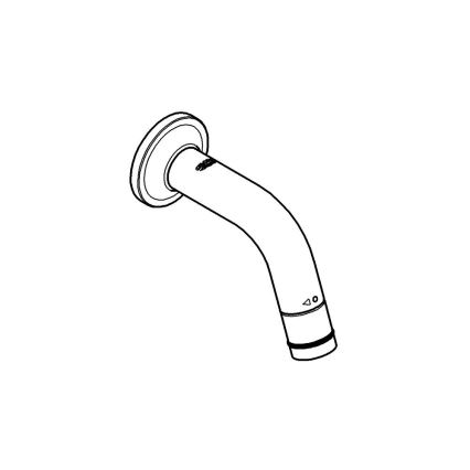 GROHE 20205000 - Valvola universale da 106 mm per montaggio a parete, cromo lucido