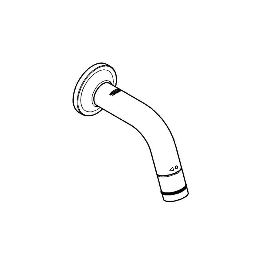 GROHE 20205000 - Valvola universale da 106 mm per montaggio a parete, cromo lucido