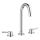 GROHE 20216001 - CONCETTO Miscelatore lavabo a tre fori DN 15 Misura L Cromo