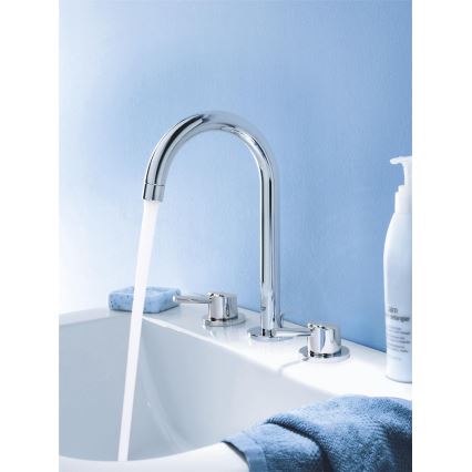 GROHE 20216001 - CONCETTO Miscelatore lavabo a tre fori DN 15 Misura L Cromo