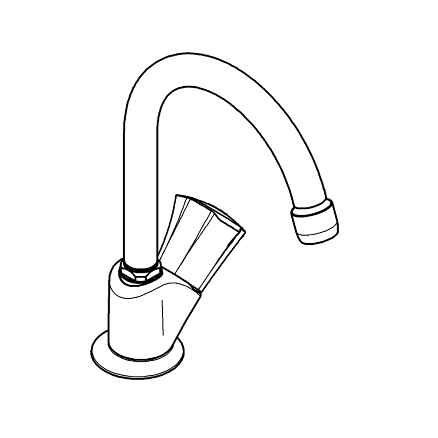 GROHE 20393001 - COSTA L Valvola da incasso DN 15, cromo lucido