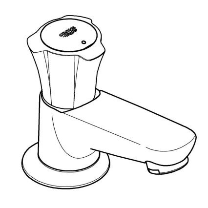 GROHE 20404001 - Valvola da incasso COSTA L DN 15, cromo lucido