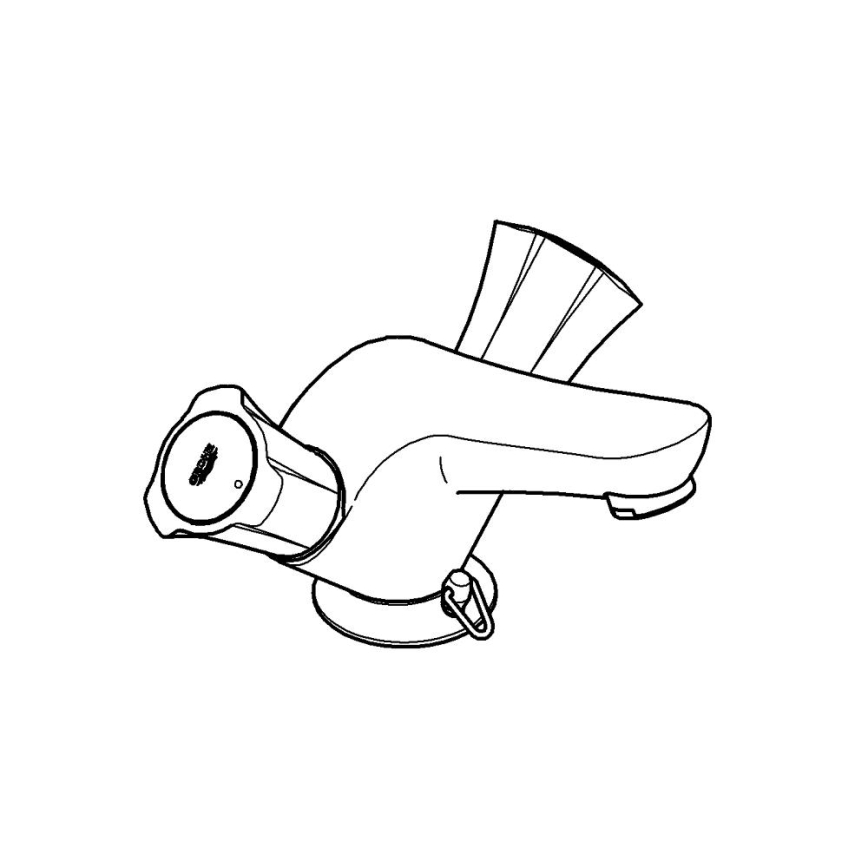 GROHE 21100001 - Miscelatore lavabo COSTA L DN 15, cromo lucido