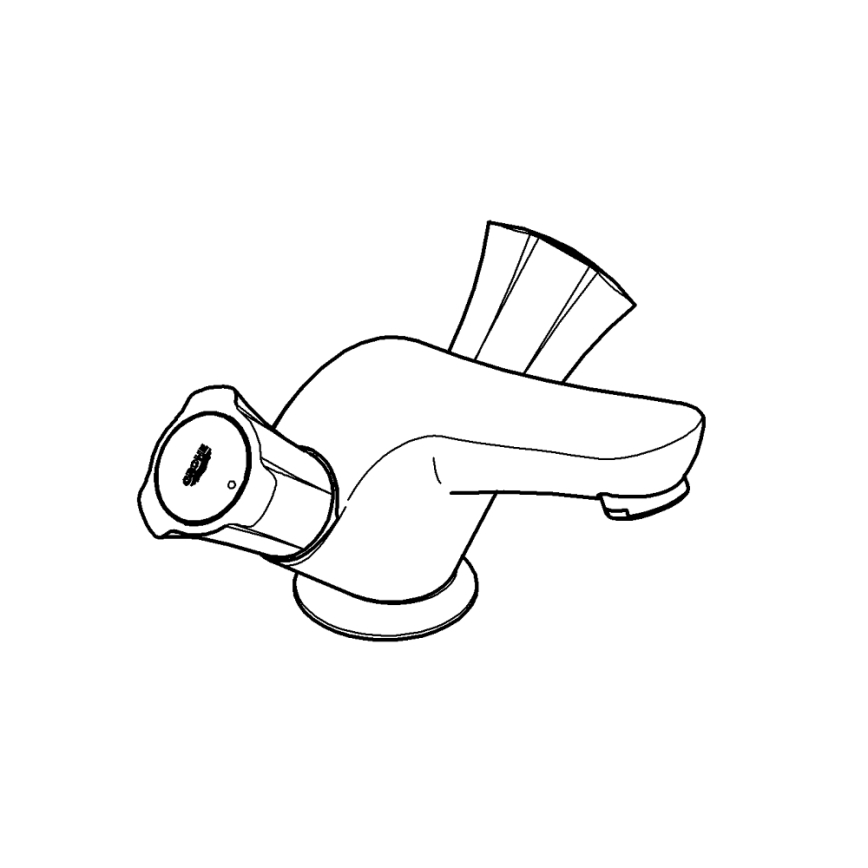 GROHE 21390001 - Miscelatore lavabo COSTA L DN 15, cromo lucido