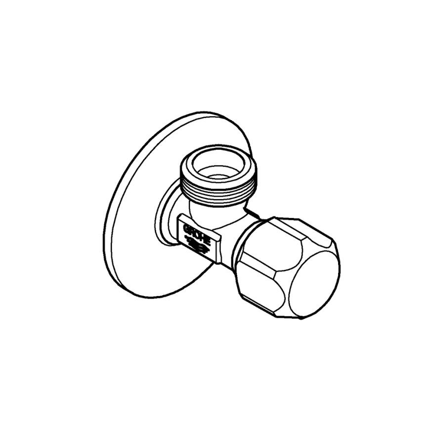 GROHE 22025000 - Valvola ad angolo UNIVERSAL DN 15, cromo lucido