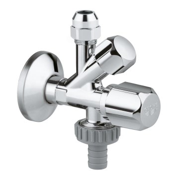 GROHE 22035000 - Valvola ad angolo combinata UNIVERSAL DN 15, cromo lucido