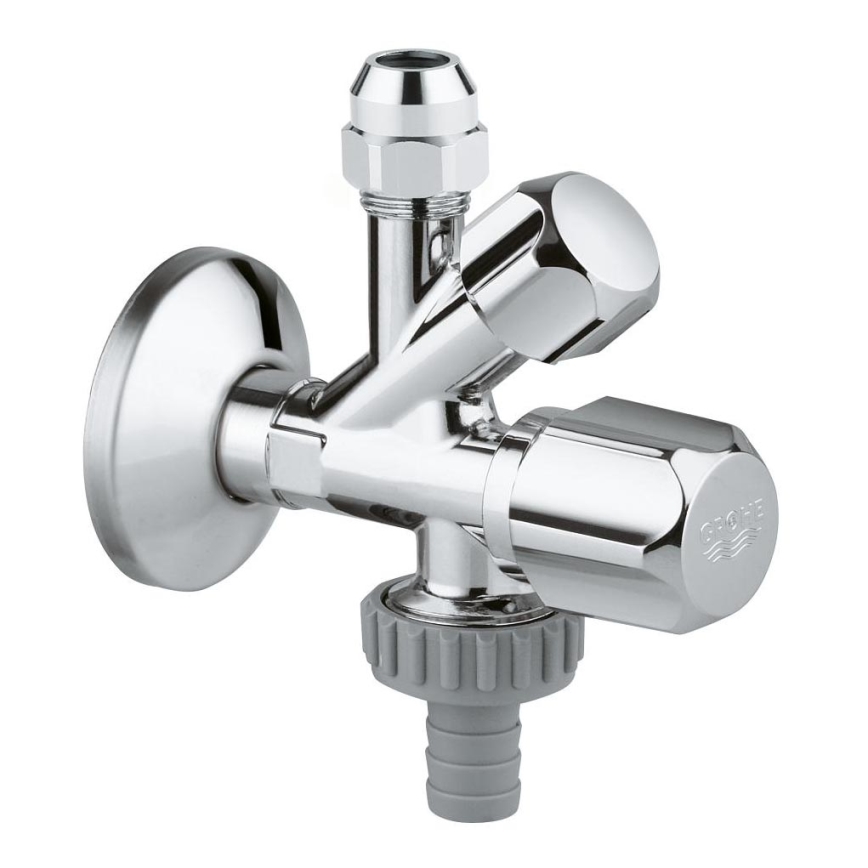 GROHE 22035000 - Valvola ad angolo combinata UNIVERSAL DN 15, cromo lucido