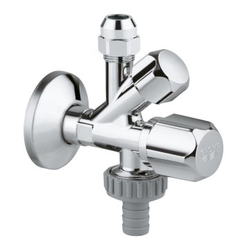 GROHE 22036000 - Valvola angolare combinata ORIGINAL WAS® DN 15, cromata lucida