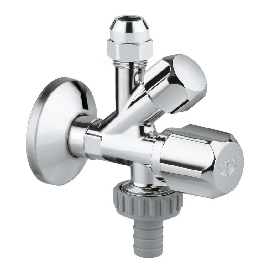 GROHE 22036000 - Valvola angolare combinata ORIGINAL WAS® DN 15, cromata lucida