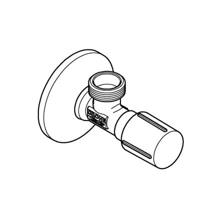 GROHE 22043000 - Valvola ad angolo UNIVERSAL DN 15 cromata lucida