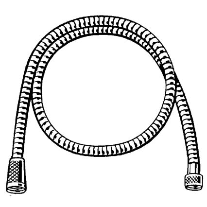 GROHE 22108000 - Tubo doccia VITALIOFLEX METAL LONG-LIFE 1500 mm cromato