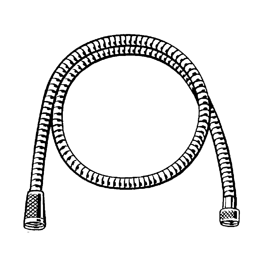 GROHE 22108000 - Tubo doccia VITALIOFLEX METAL LONG-LIFE 1500 mm cromato