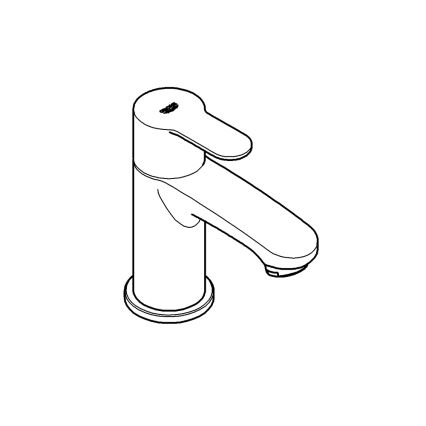 GROHE 23039002 - Miscelatore monocomando per lavabo EUROSTYLE COSMOPOLITAN taglia XS cromato