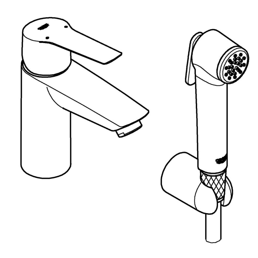 GROHE 23123003 - START Miscelatore lavabo 165 mm, cromo lucido