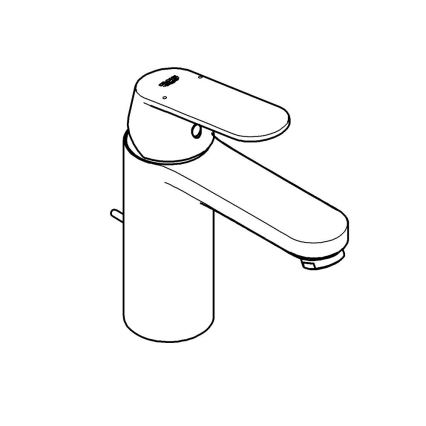 GROHE 23325000 - EUROSMART COSMOPOLITAN Miscelatore lavabo misura M cromato