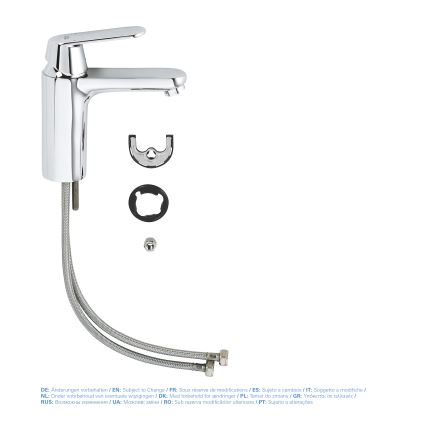 GROHE 23327000 - EUROSMART COSMOPOLITAN DN 15 basin mixer, dimensione M, cromo