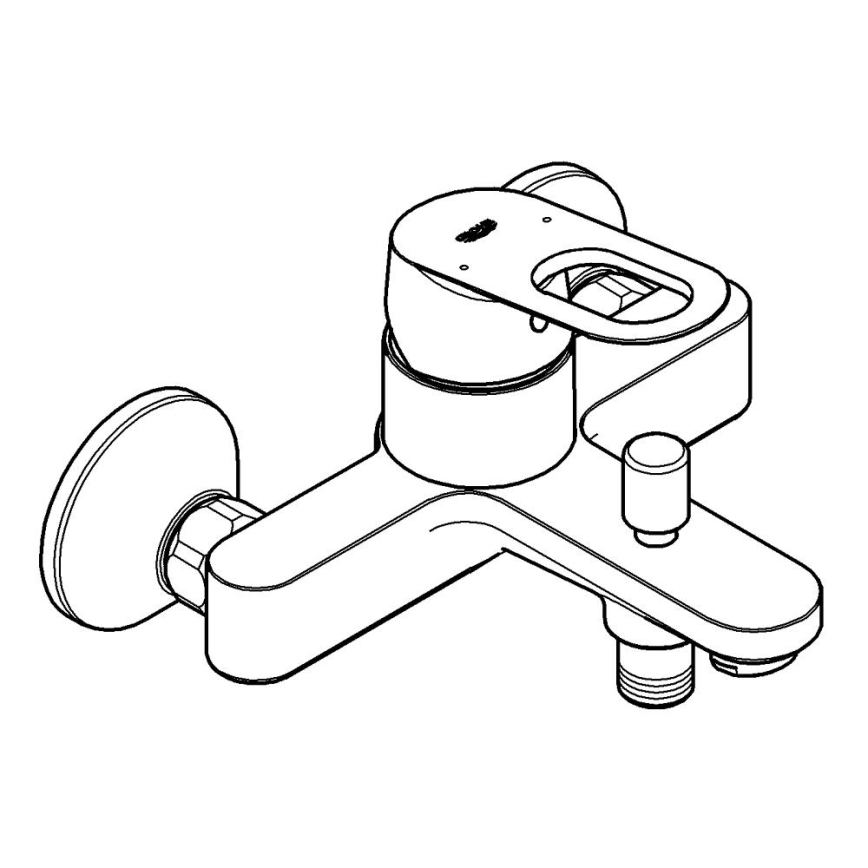 GROHE 23341000 - Miscelatore per vasca BAULOOP DN 15 cromo lucido