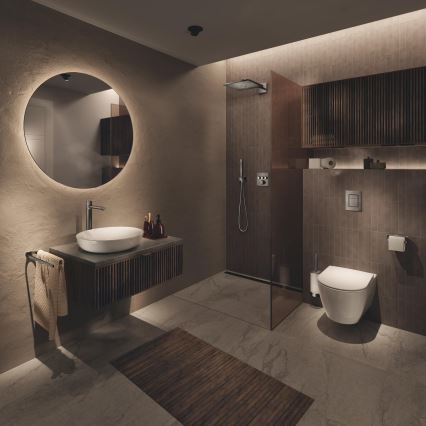GROHE 23405AL1 - Miscelatore monocomando per lavabo LINEARE, taglia XL, finitura grafite