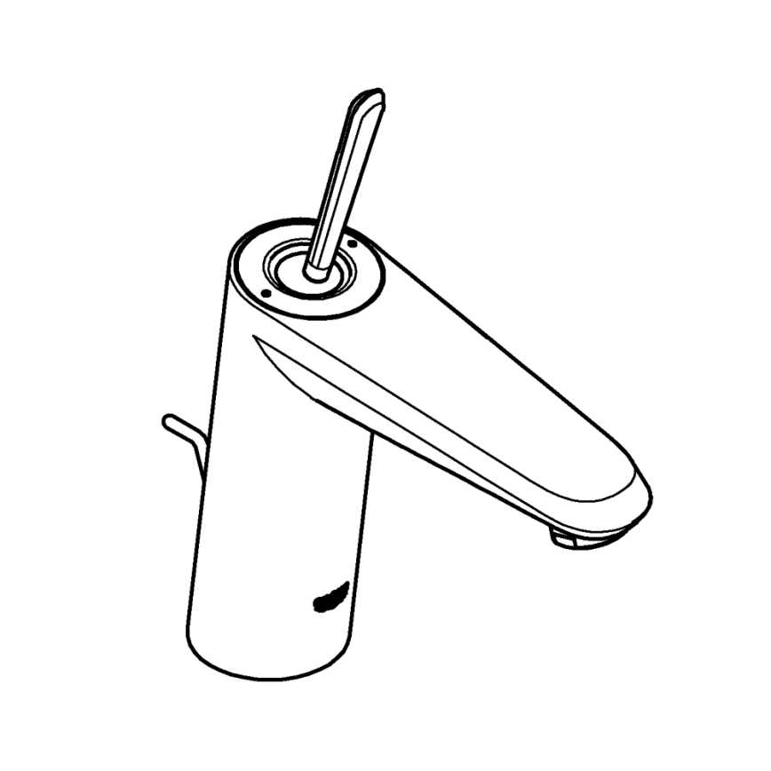 GROHE 23427000 - Miscelatore lavabo EURODISC JOY DN 15, misura M, cromo lucido