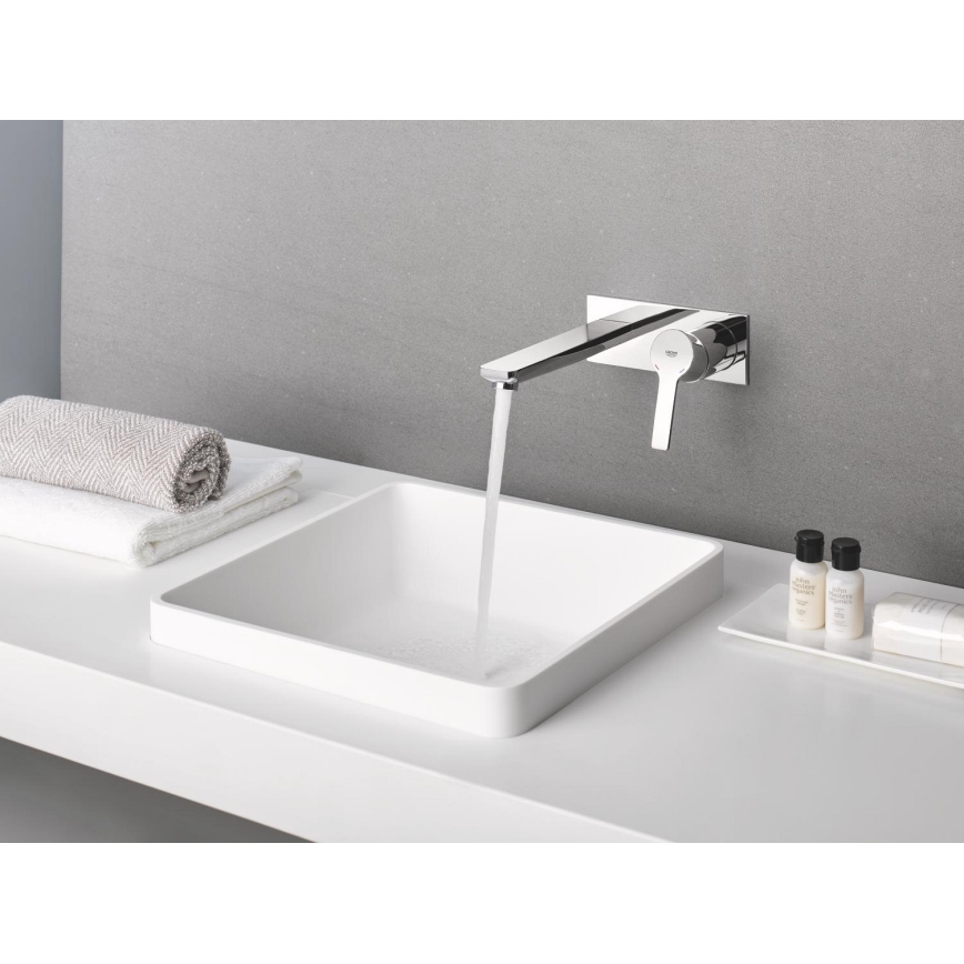 GROHE 23444001 - LINEARE 207 mm Miscelatore lavabo a due fori, cromato lucido