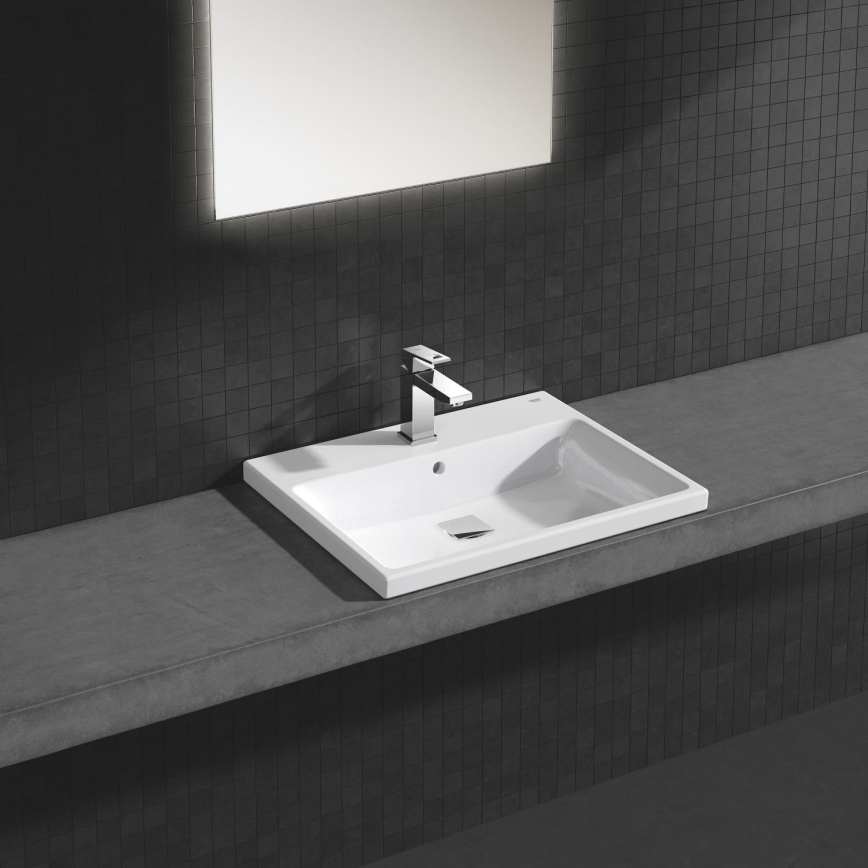 GROHE 23445000 - Miscelatore per lavabo EUROCUBE misura M, cromo lucido