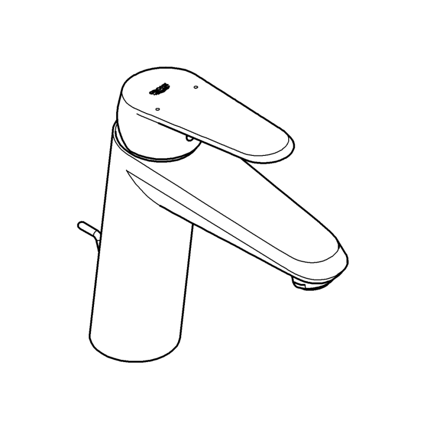 GROHE 23448002 - Miscelatore lavabo EURODISC COSMOPOLITAN misura M, cromato