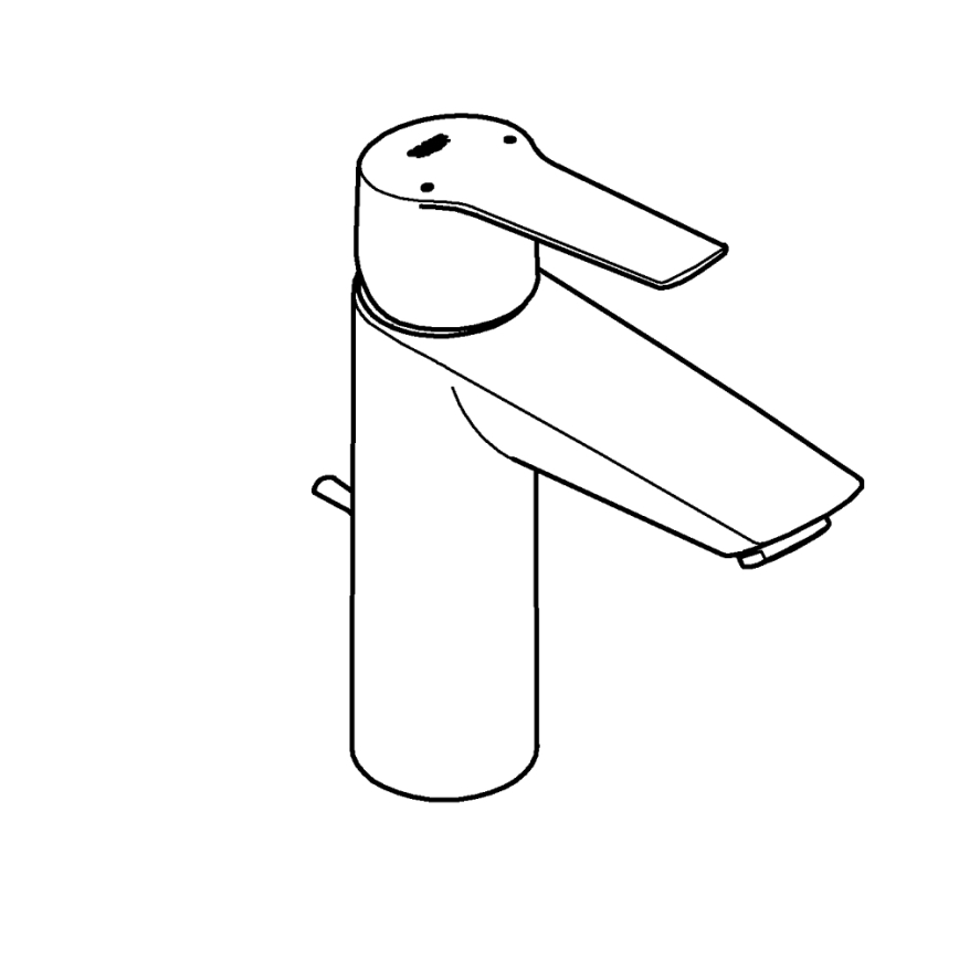 GROHE 234552432 - START Miscelatore lavabo 192 mm, nero