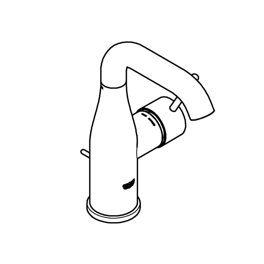 GROHE 23462001 - Miscelatore lavabo ESSENCE DN 15, misura M, cromo lucido