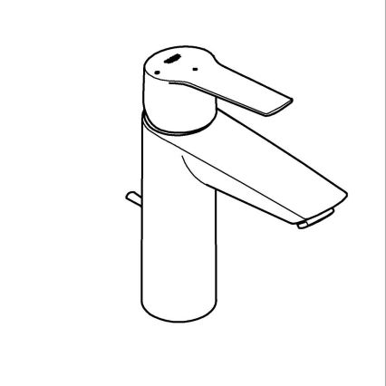 GROHE 235522432 - Miscelatore lavabo START 192 mm Nero