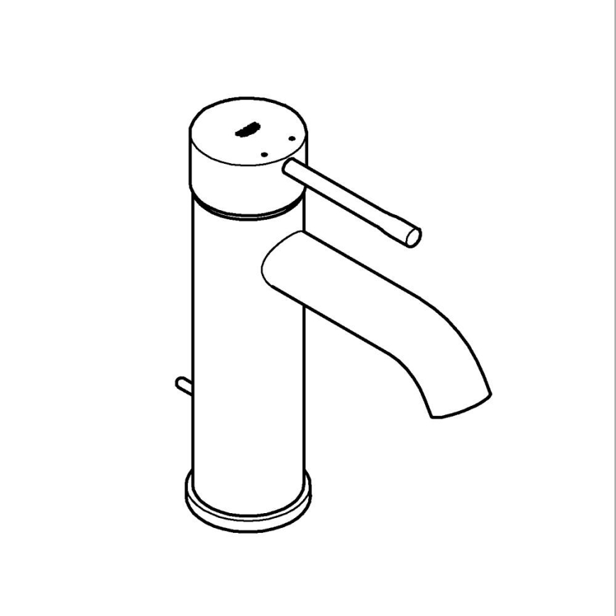 GROHE 23589DA1 - Miscelatore per lavabo ESSENCE DN 15 in finitura rame