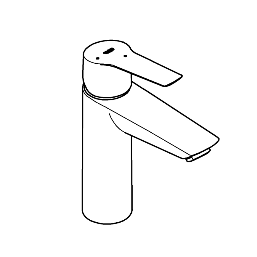 GROHE 23746002 - Miscelatore lavabo START, misura M, cromo lucido