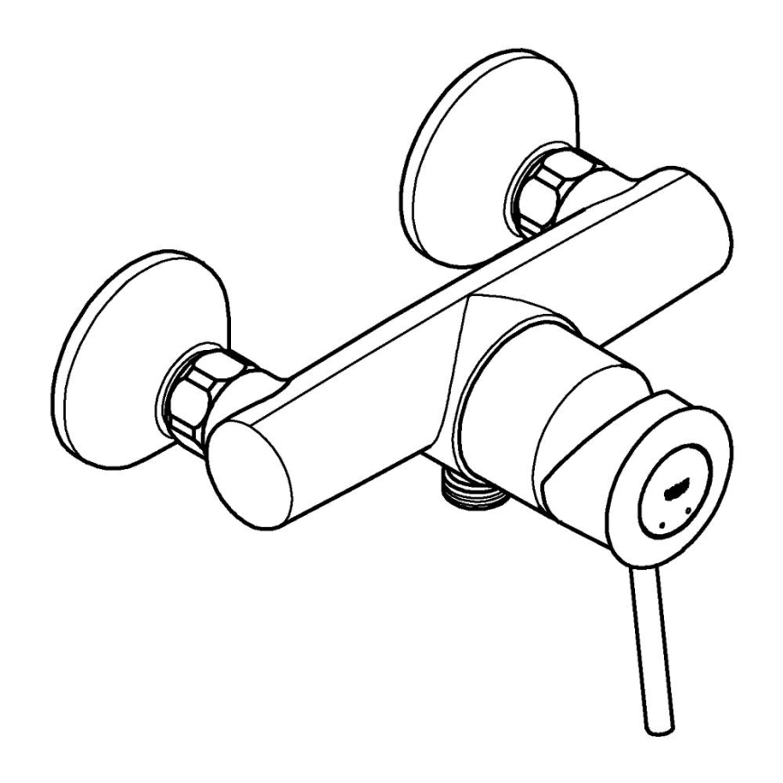 GROHE 23786000 - START CLASSIC Miscelatore doccia 150 mm, cromo lucido