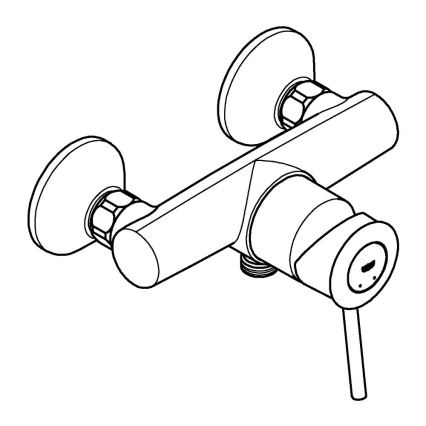 GROHE 23786000 - START CLASSIC Miscelatore doccia 150 mm, cromo lucido