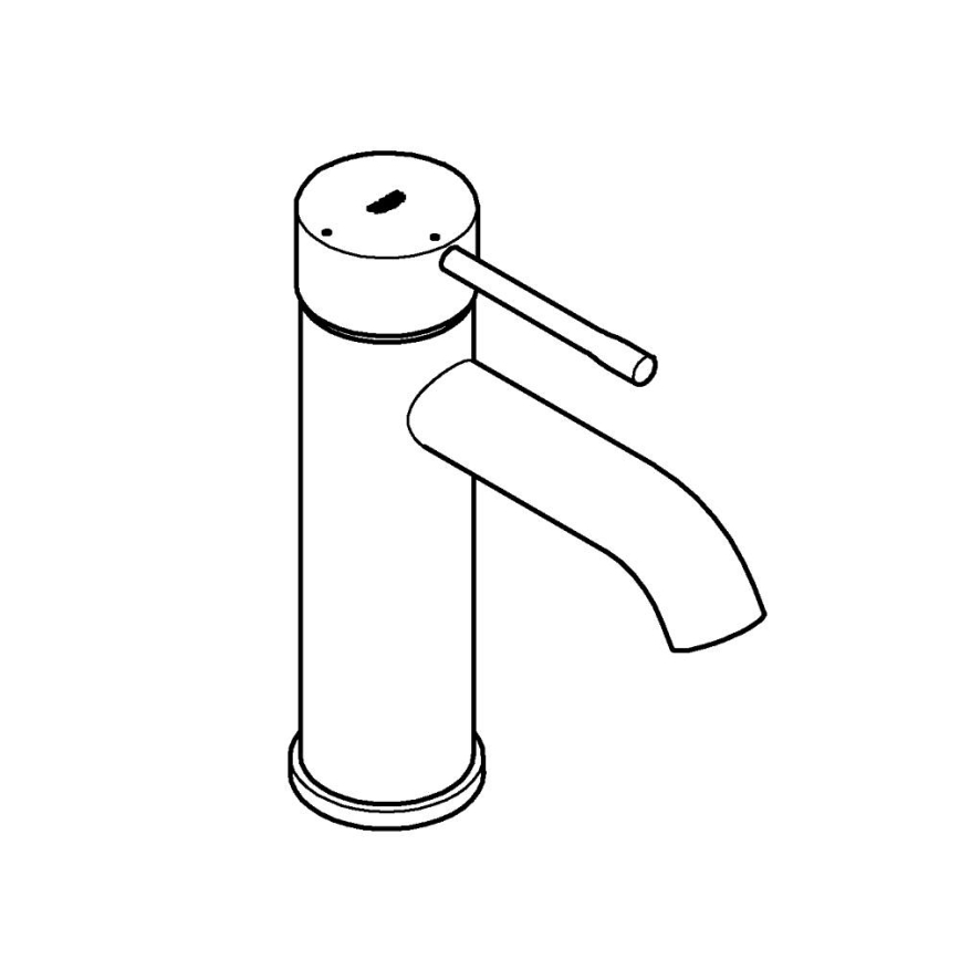 GROHE 23797001 - ESSENCE Lavello Mixer, Dimensioni S, Polished cromo