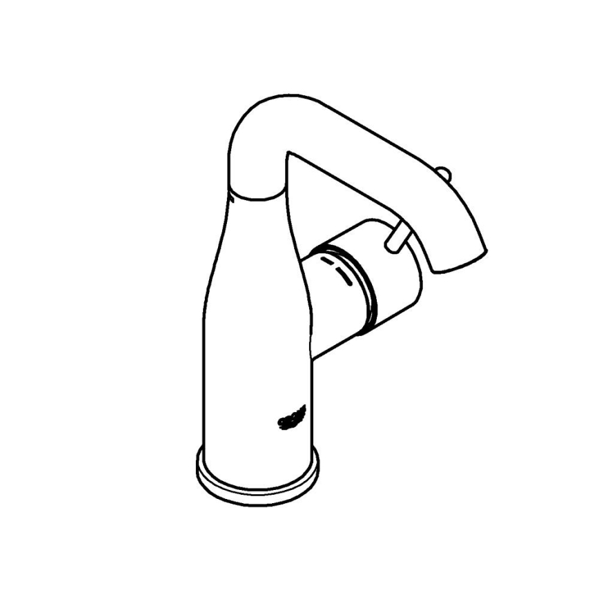 GROHE 23798001 - Miscelatore lavabo ESSENCE DN 15, misura M, cromo lucido