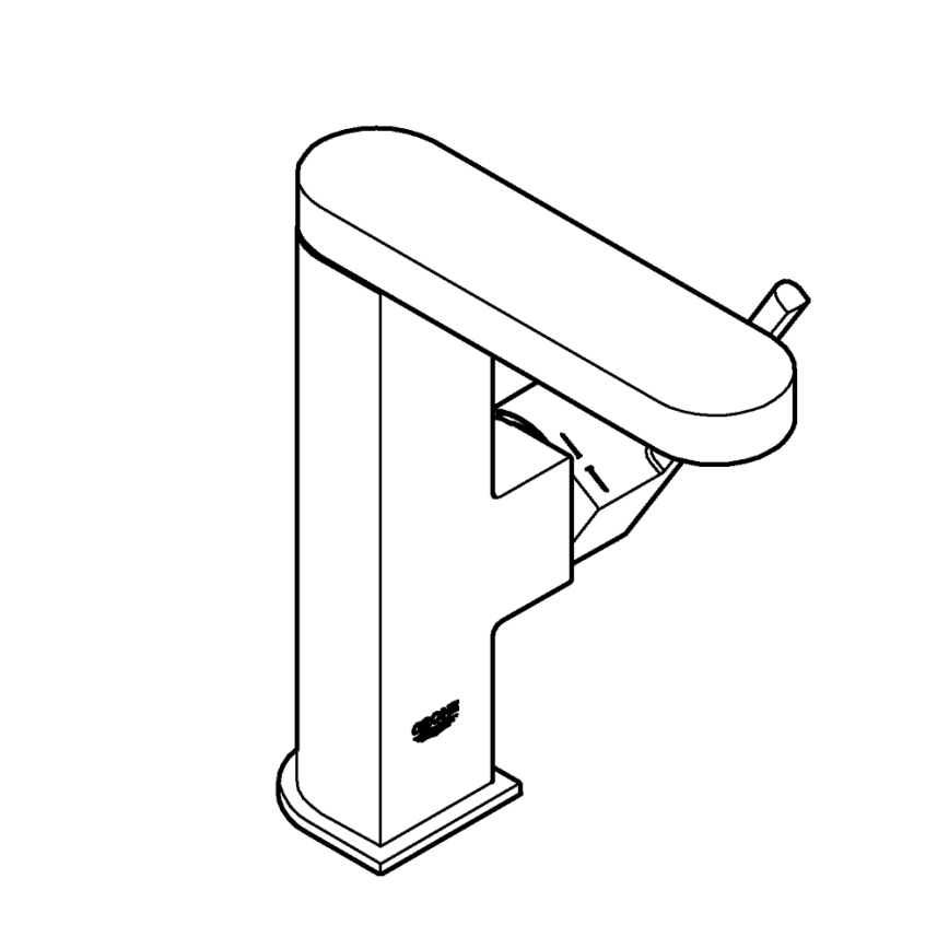 GROHE 23872003 - Miscelatore per lavabo PLUS M, cromato lucido