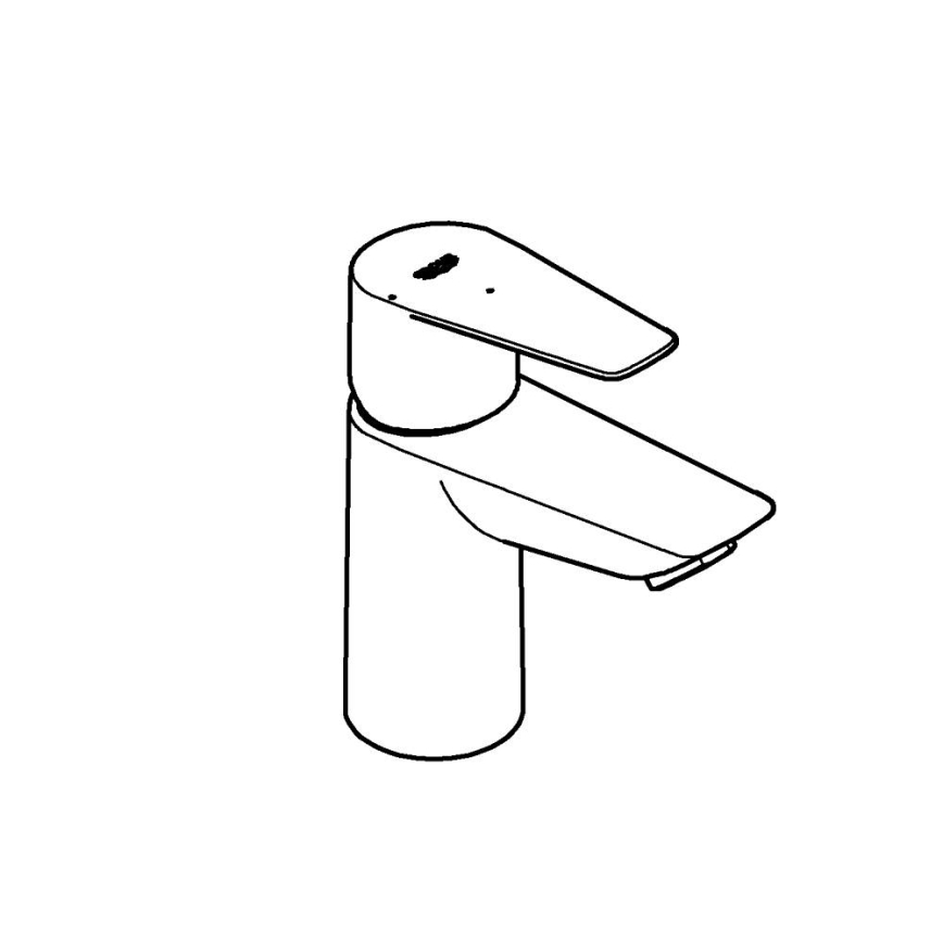 GROHE 23900001 - Miscelatore lavabo START EDGE, misura S, cromo lucido