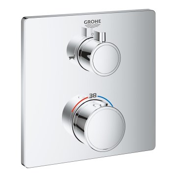 GROHE 24080000 - Miscelatore termostatico per vasca GROHTHERM, cromo lucido