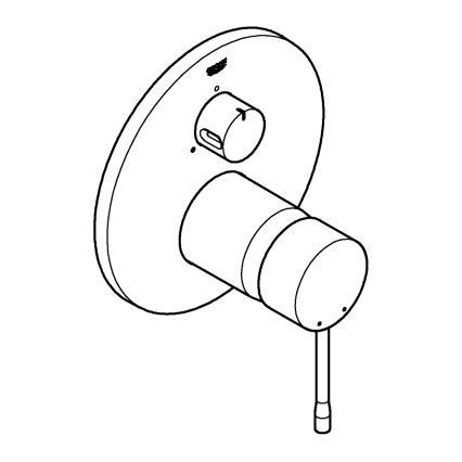 GROHE 24092001 - Miscelatore lavabo ESSENCE, cromo lucido