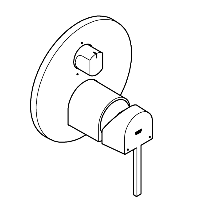 GROHE 24093003 - Rubinetto PLUS, cromato lucido