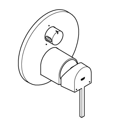 GROHE 24093003 - Rubinetto PLUS, cromato lucido