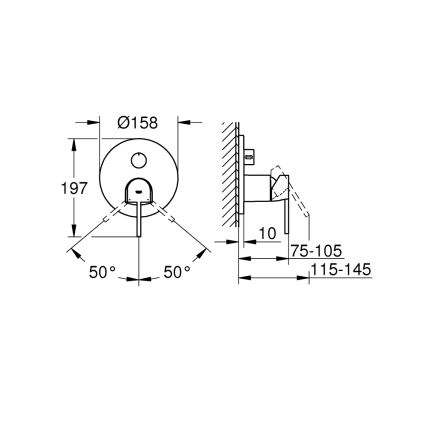 GROHE 24093003 - Rubinetto PLUS, cromato lucido