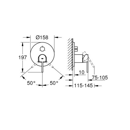 GROHE 24093003 - Rubinetto PLUS, cromato lucido
