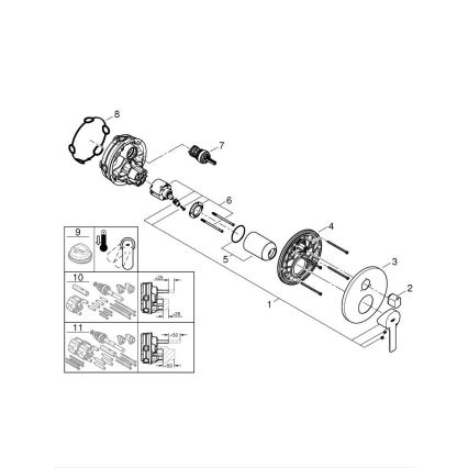 GROHE 24095001 - LINEARE Rubinetto, cromato lucido