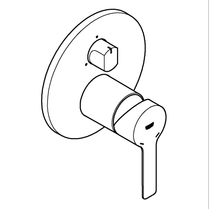 GROHE 24095001 - LINEARE Rubinetto, cromato lucido