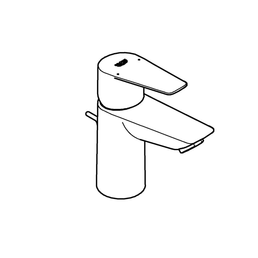 GROHE 24196001 - Miscelatore lavabo START, misura S, cromo lucido