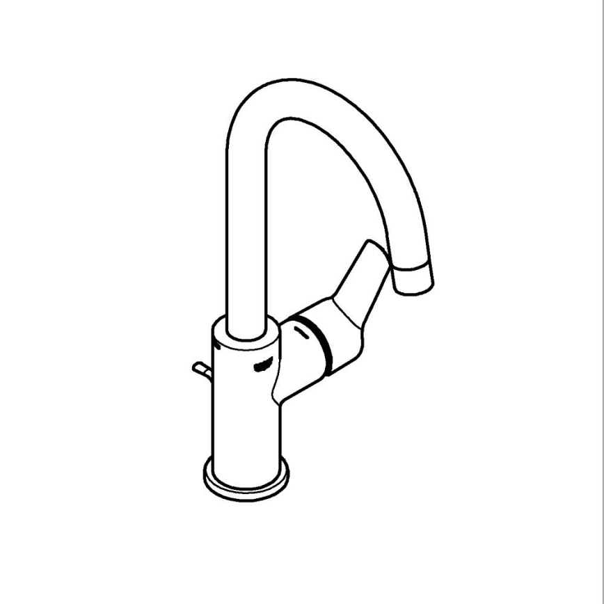 GROHE 24203002 - Miscelatore lavabo START, misura L, cromo lucido