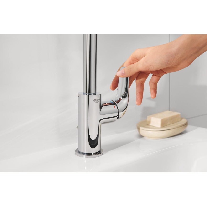 GROHE 24330001 - Miscelatore lavabo EUROSMART, misura L, cromo lucido
